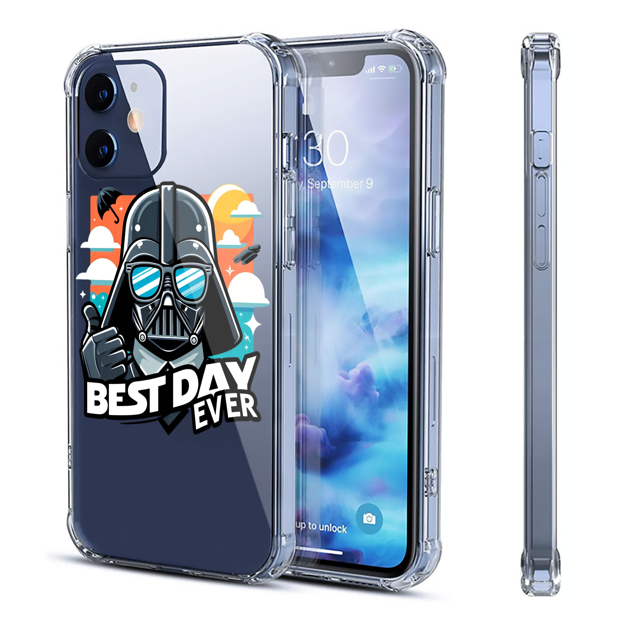 （画像用） スター・ウォーズ Star Wars 【iPhone 12シリーズ対応】透明スマホケース（クリアソフトケース）